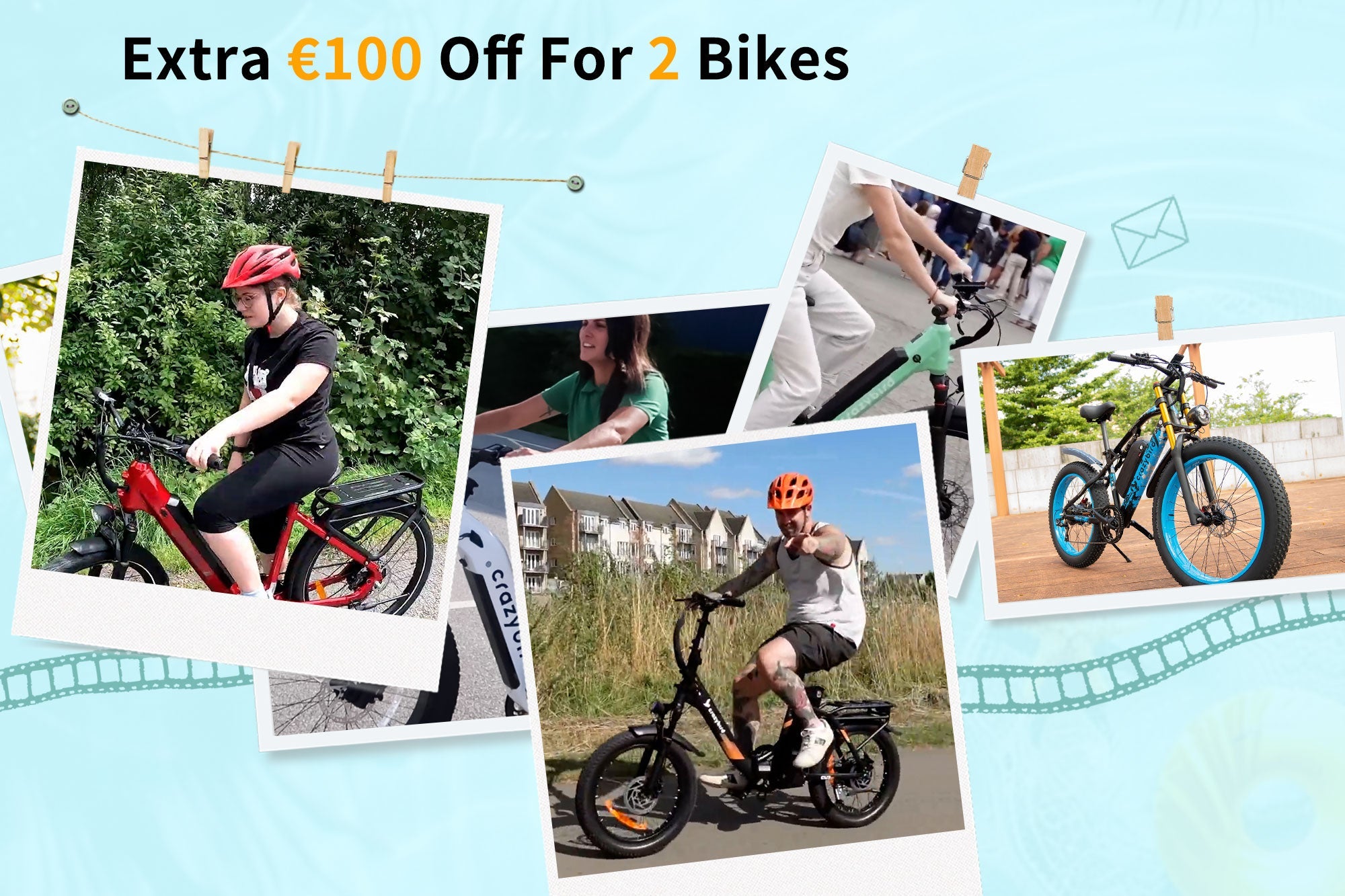 Electric cars on sale for a limited time, save €100 on combos!